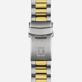 Tissot Seastar 1000 Powermatic 80 Black Dial Two-Tone Yellow Gold 40mm