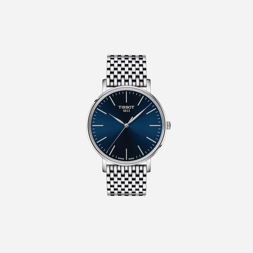 Tissot Everytime Blue Dial 40mm Stainless Steel Quartz Watch