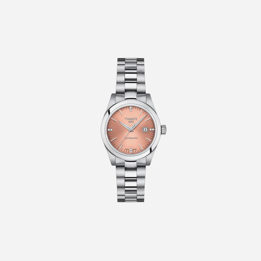 Tissot T-My Lady Automatic Diamond Pink Dial 29.3mm Women's Watch