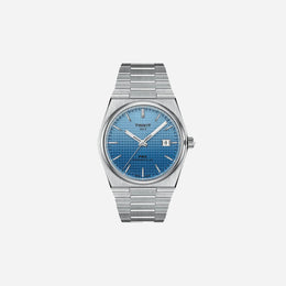 Tissot PRX Powermatic 80 Gradient 40mm Ice Blue Chameleon Dial Grey Stainless Steel Automatic Watch