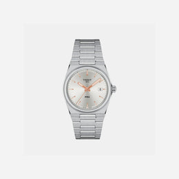 Tissot PRX 35mm Silver Dial Grey Stainless Steel Quartz Watch