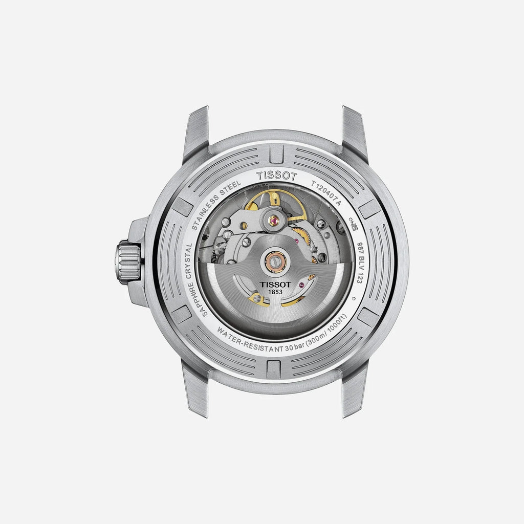 Tissot Seastar 1000 Powermatic 80 Graded Green-Black Dial Grey 43mm