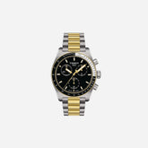 Tissot PR516 Chronograph Black Dial 40mm Grey and Yellow Gold PVD Bracelet Quartz Watch