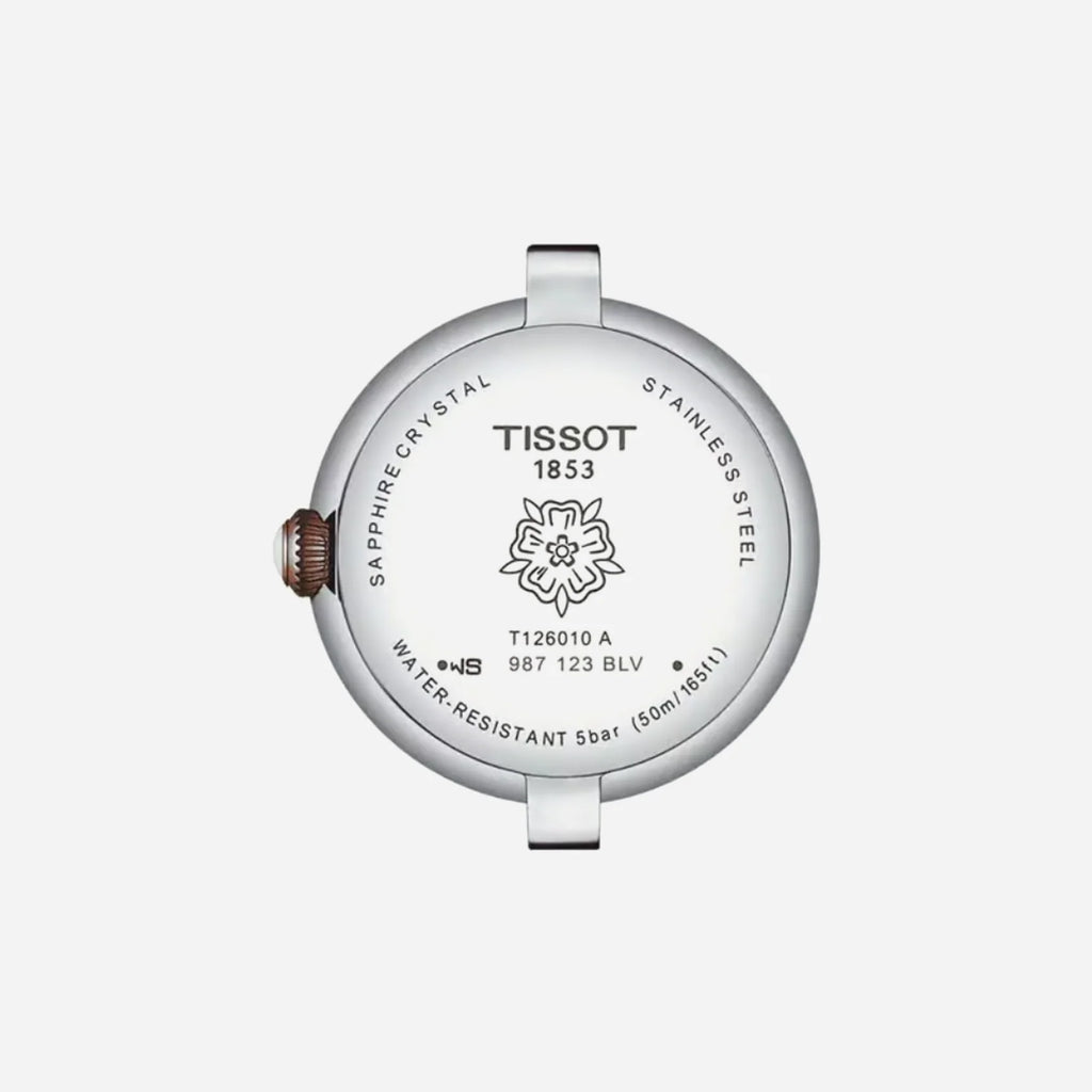 Tissot Bellissima Small Lady White Rose Gold Dial 26mm Stainless Steel