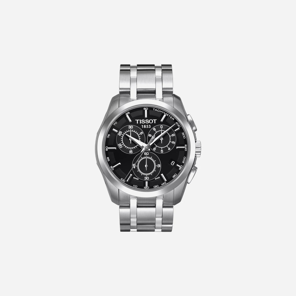 Tissot Couturier Chronograph Silver Dial Stainless Steel 41mm