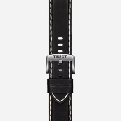 Tissot Supersport Gent Blue Dial Leather Strap 44mm Stainless Steel