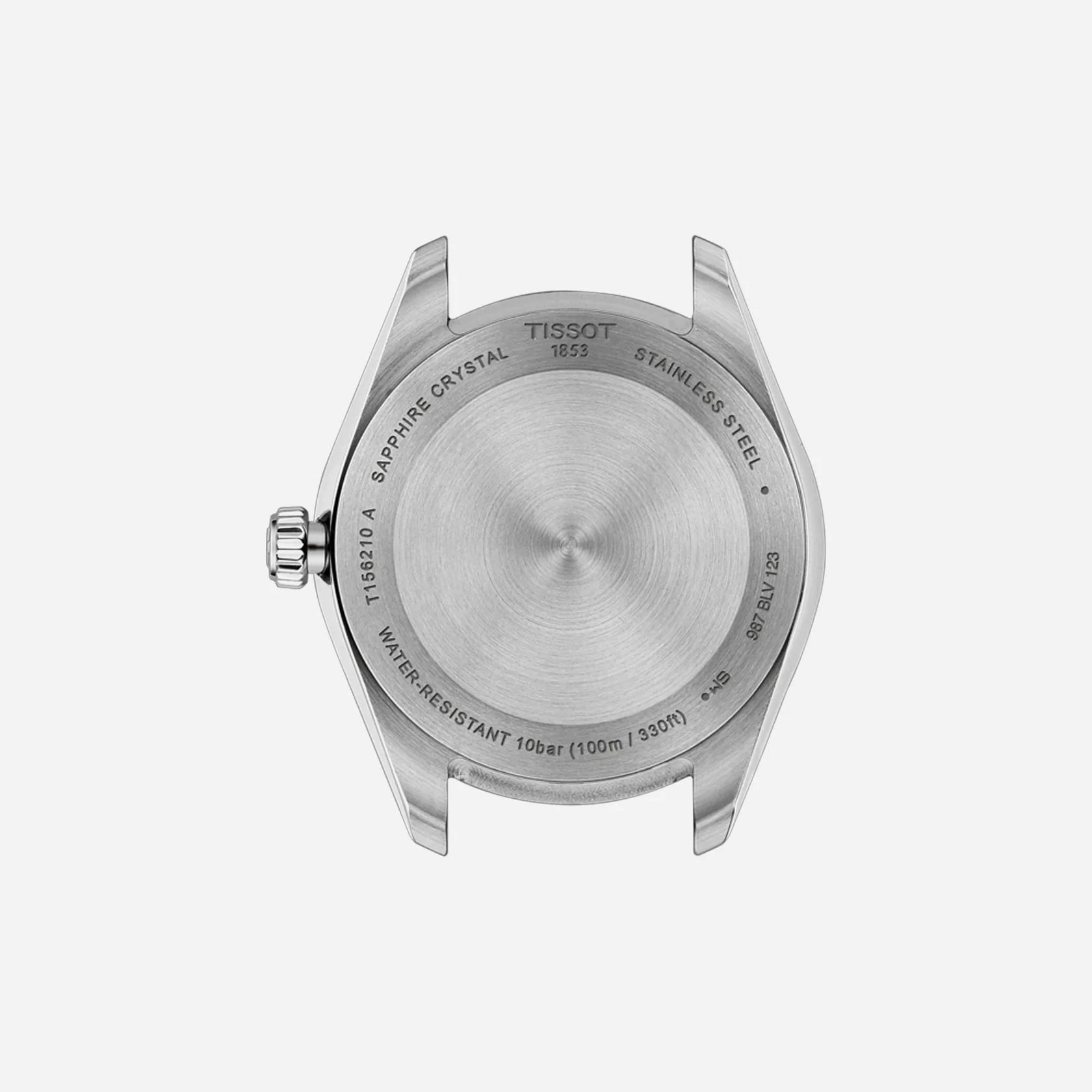 Tissot Ballade Light Green Dial 34mm Grey Stainless Steel Quartz Watch