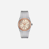 Tissot PRX Powermatic 80 White Mother-of-Pearl Dial Grey 35mm Stainless Steel Steel & 18K Gold Bezel Automatic Watch