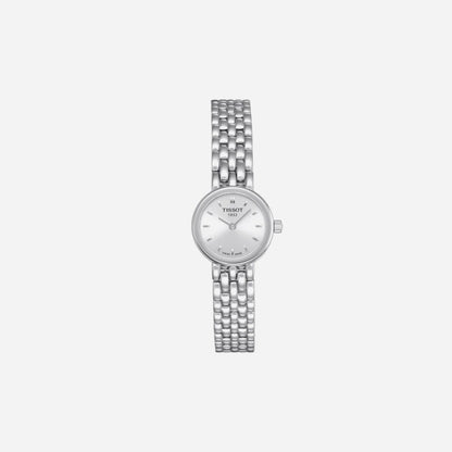 Tissot Lovely Square Silver Dial Stainless Steel 20mm