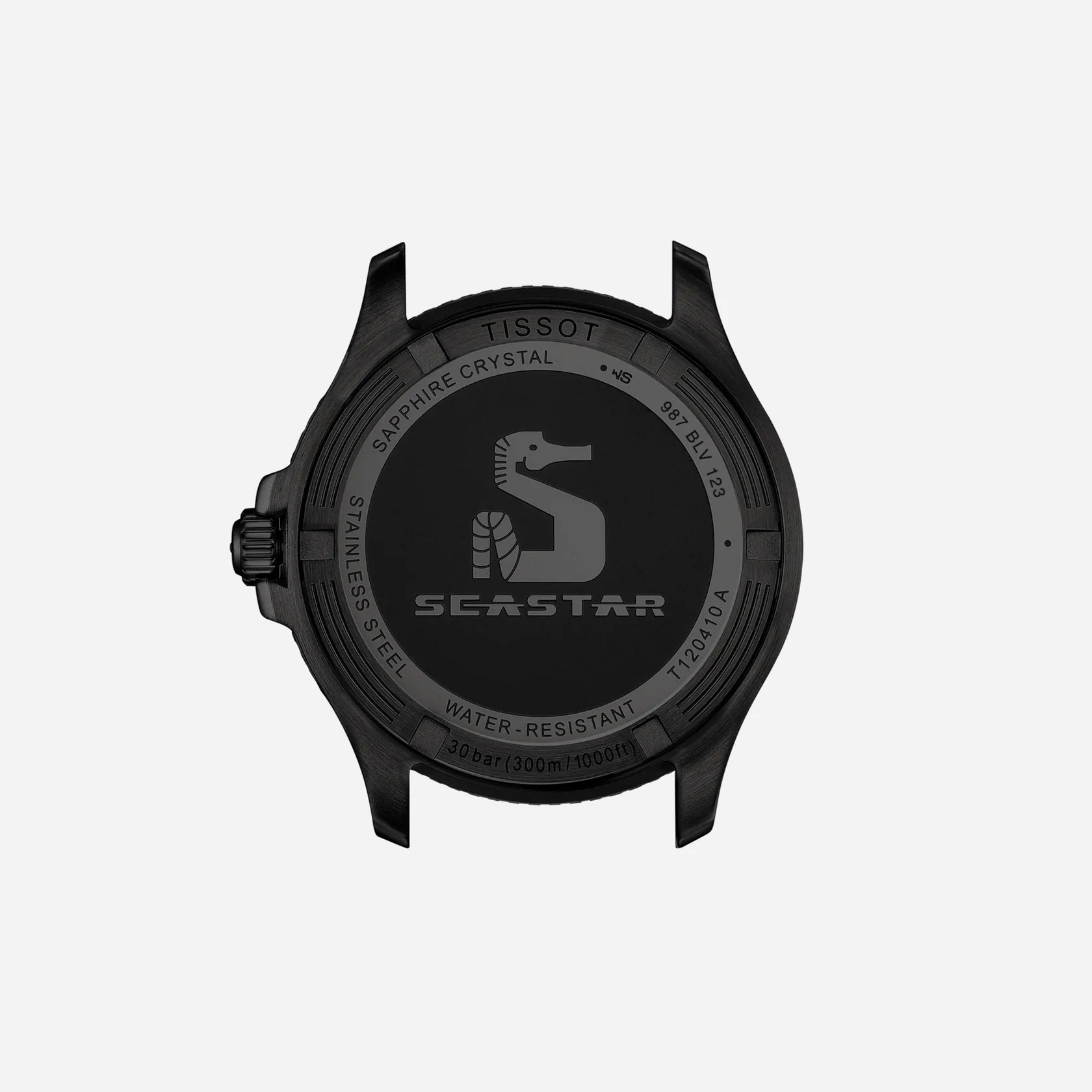 Tissot Seastar 1000 Quartz Gradient Green Dial Black PVD Bracelet 40mm