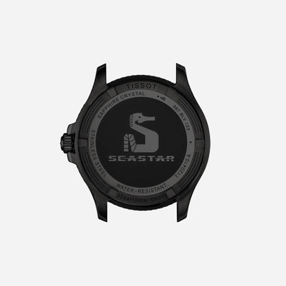 Tissot Seastar 1000 Quartz Gradient Green Dial Black PVD Bracelet 40mm
