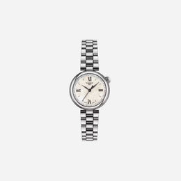 Tissot Desir 28mm White Mother-of-Pearl Dial with Grey Stainless Steel Watch