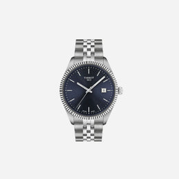 Tissot Ballade 40mm Blue Dial Grey Strap Watch