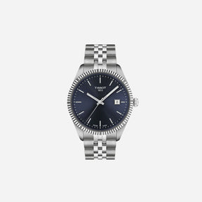 Tissot Ballade 40mm Blue Dial Grey Strap Watch