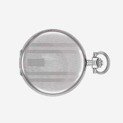 Tissot Savonnette White Dial 48.5mm Stainless Steel Pocket Watch