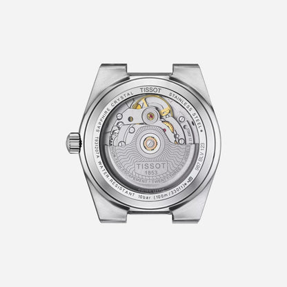 Tissot PRX Powermatic 80 White Mother-of-Pearl Dial Grey 35mm Stainless Steel Steel & 18K Gold Bezel Automatic Watch