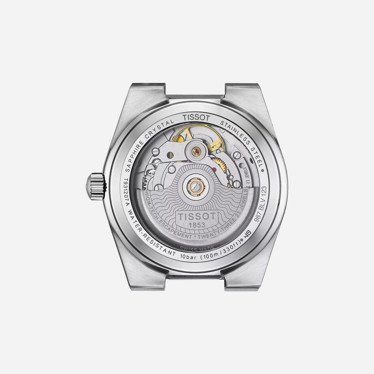 Tissot PRX Powermatic 80 White Mother-of-Pearl Dial Grey 35mm Stainless Steel Steel & 18K Gold Bezel Automatic Watch
