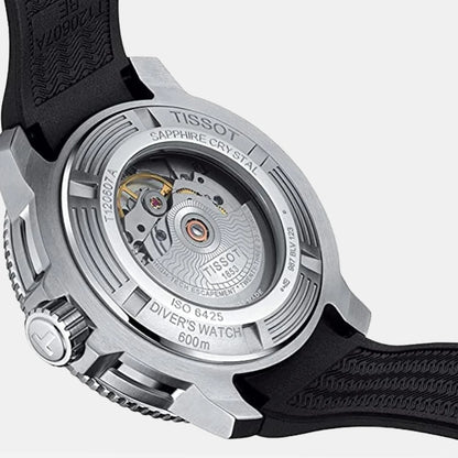 Tissot Seastar 2000 Professional Powermatic 80 Grey Dial Rubber Strap 46mm