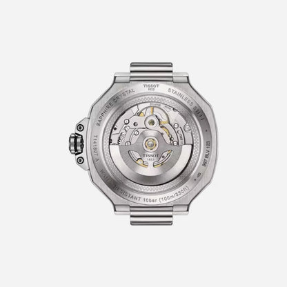 Tissot T-Race Powermatic 80 Blue Dial 41mm Stainless Steel Grey Strap Automatic Watch