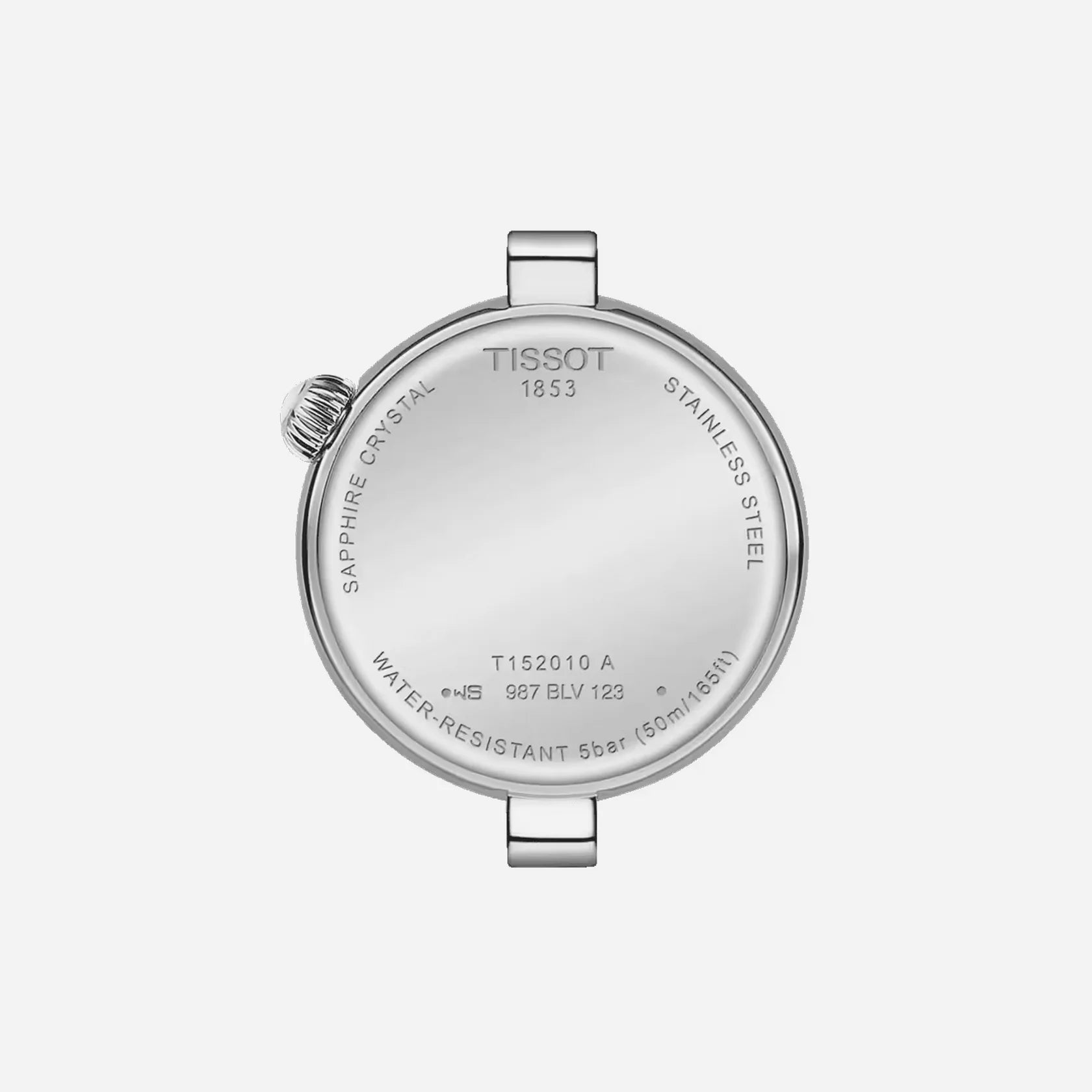 Tissot Desir 28mm White Mother-of-Pearl Dial with Grey Stainless Steel Watch