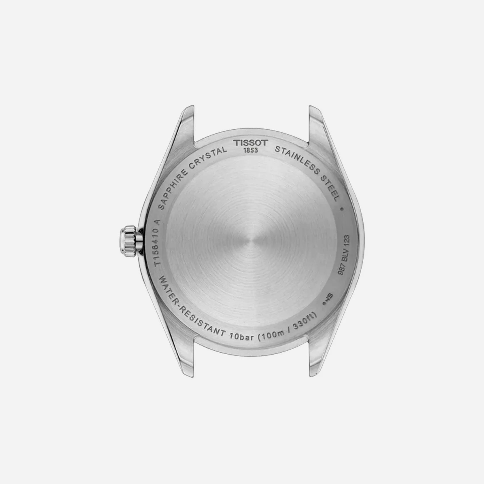 Tissot Ballade 40mm Blue Dial Grey Strap Watch