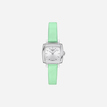 Tissot Lovely Square Silver Dial Leather Strap 20mm