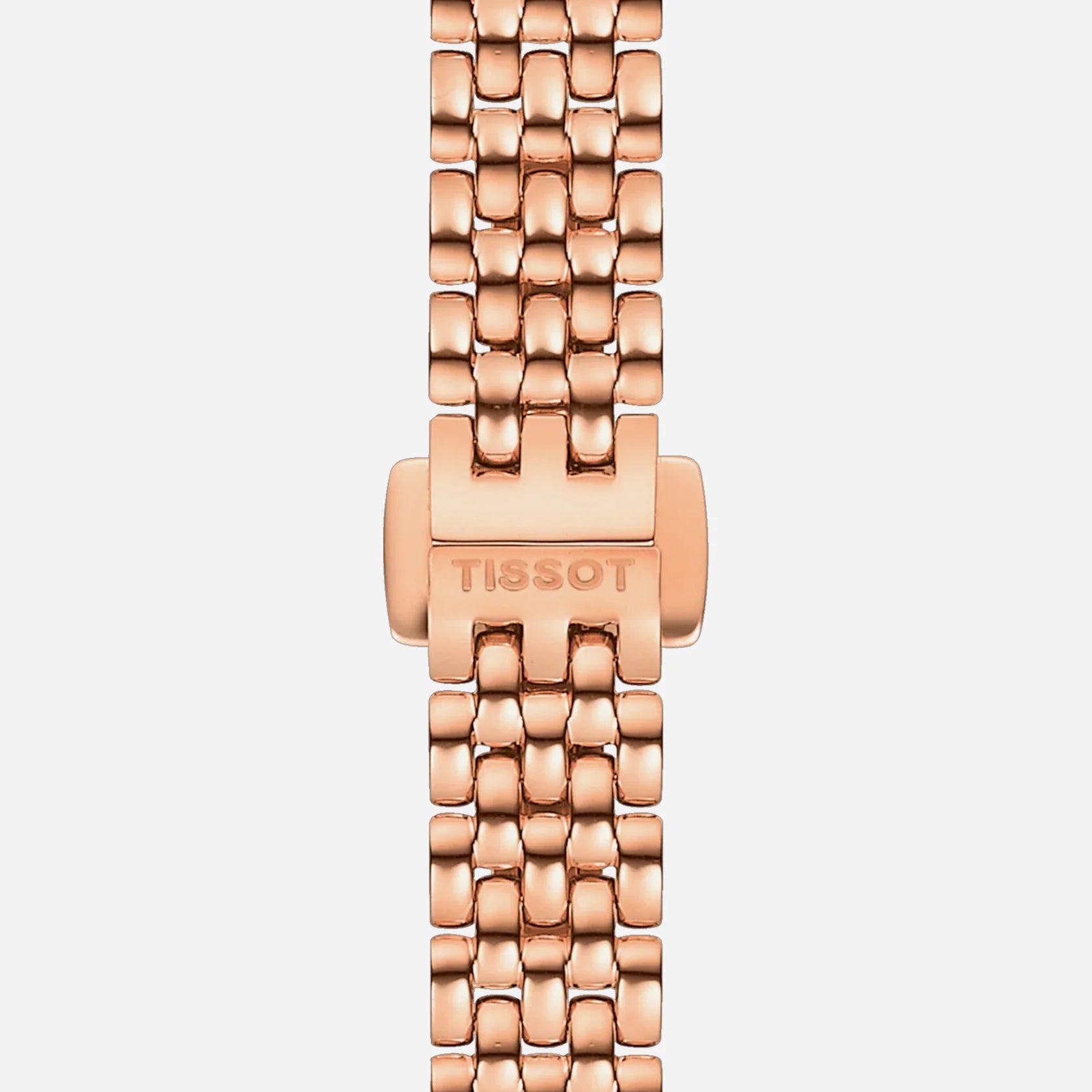 Tissot Lovely Square Gold PVD White Dial 20mm