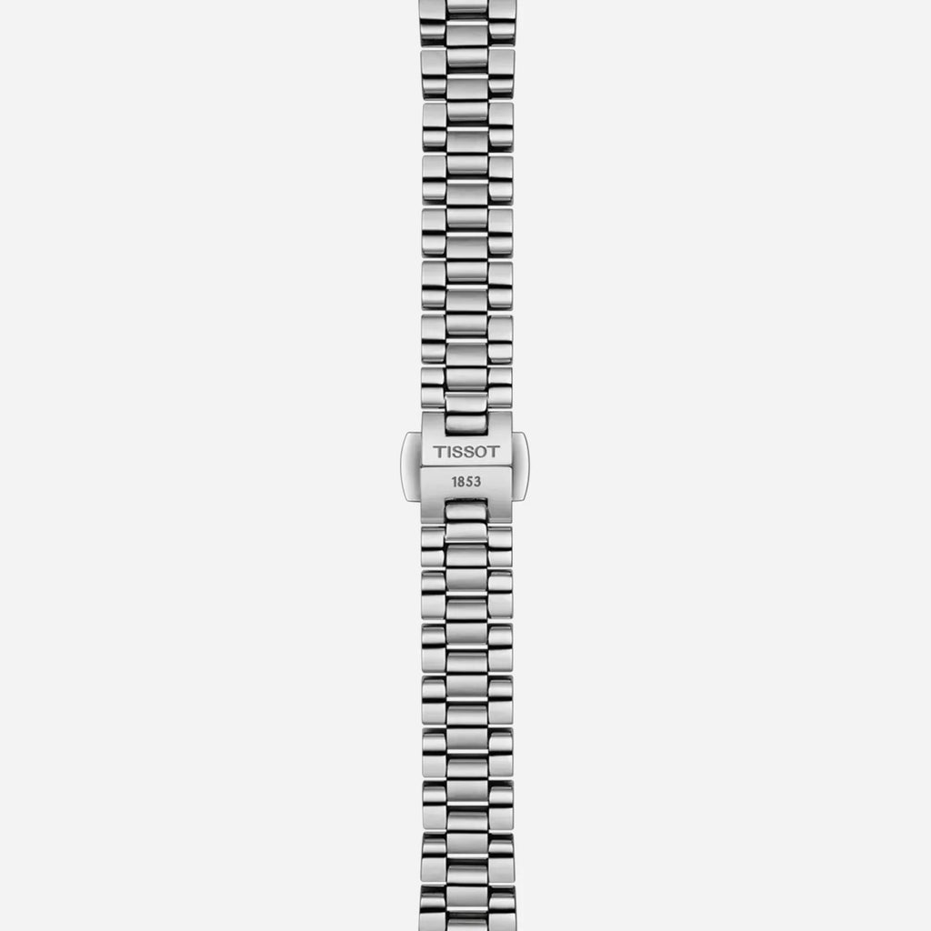 Tissot Desir 28mm White Mother-of-Pearl Dial with Grey Stainless Steel Watch