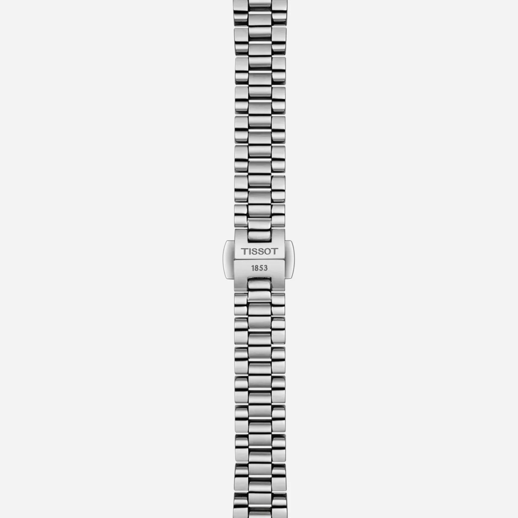 Tissot Desir 28mm White Mother-of-Pearl Dial with Grey Stainless Steel Watch