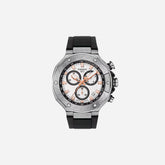 Tissot T-Race White Dial 45mm Silicone Quartz Chronograph Watch