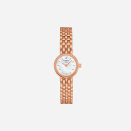 Tissot Lovely Square Gold PVD White Dial 20mm