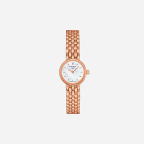 Tissot Lovely Square Gold PVD White Dial 20mm