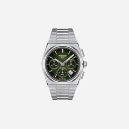 Tissot PRX Green Dial 42mm Stainless Steel Automatic Chronograph Watch