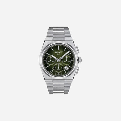 Tissot PRX Green Dial 42mm Stainless Steel Automatic Chronograph Watch