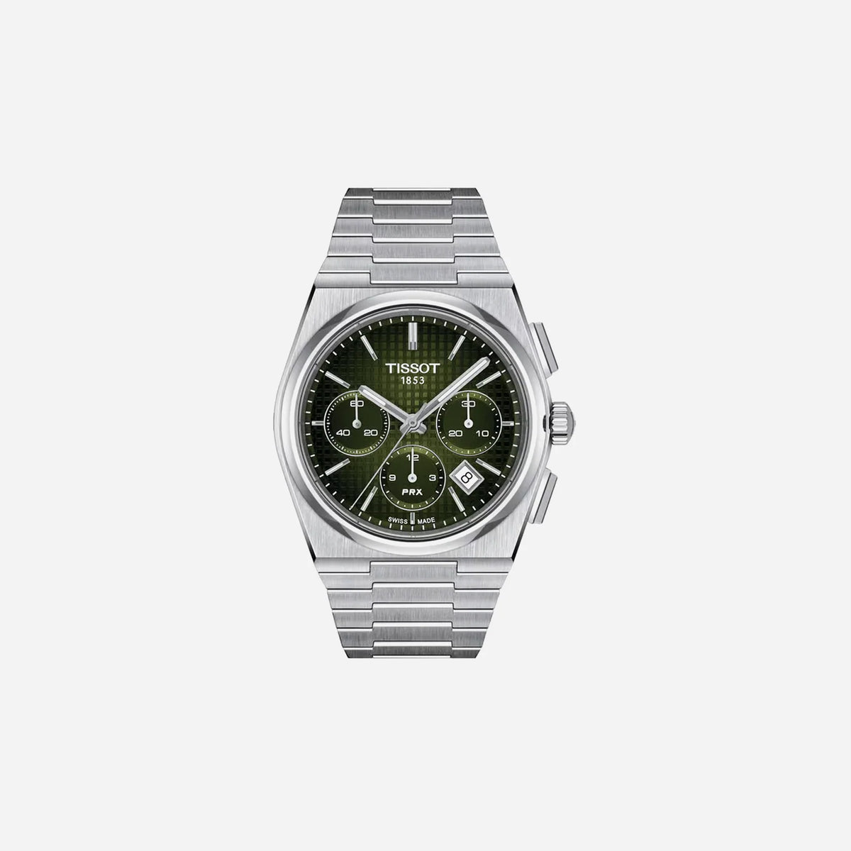 Tissot PRX Green Dial 42mm Stainless Steel Automatic Chronograph Watch
