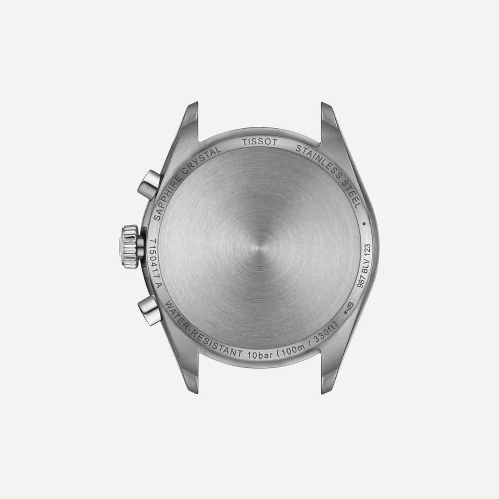 Tissot PR 100 Quartz Blue Dial 40mm Two-Tone Yellow Gold PVD Stainless Steel Bracelet Watch