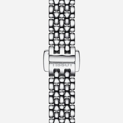 Tissot Lovely Square Silver Dial Stainless Steel 20mm