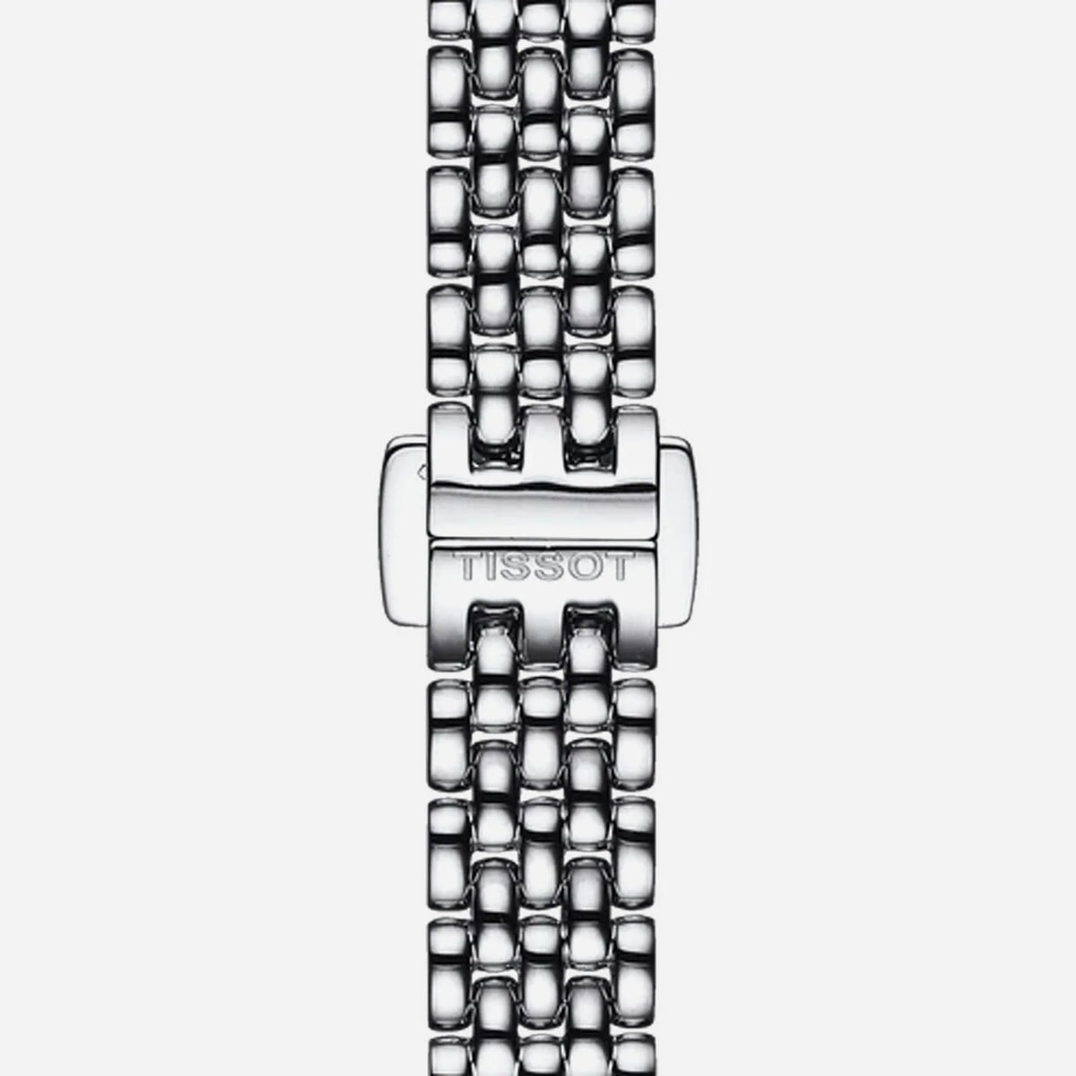 Tissot Lovely Square Silver Dial Stainless Steel 20mm
