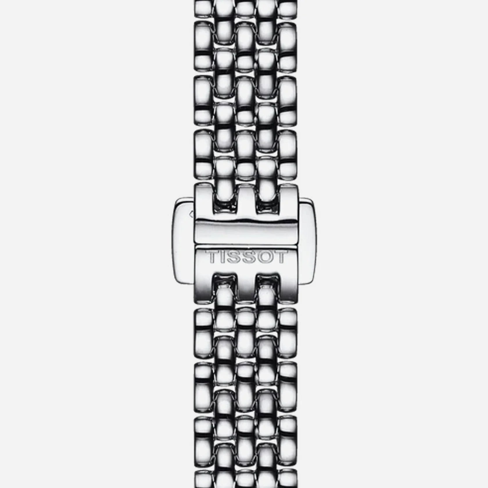 Tissot Lovely Square Silver Dial Stainless Steel 20mm