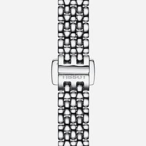 Tissot Lovely Square Silver Dial Stainless Steel 20mm