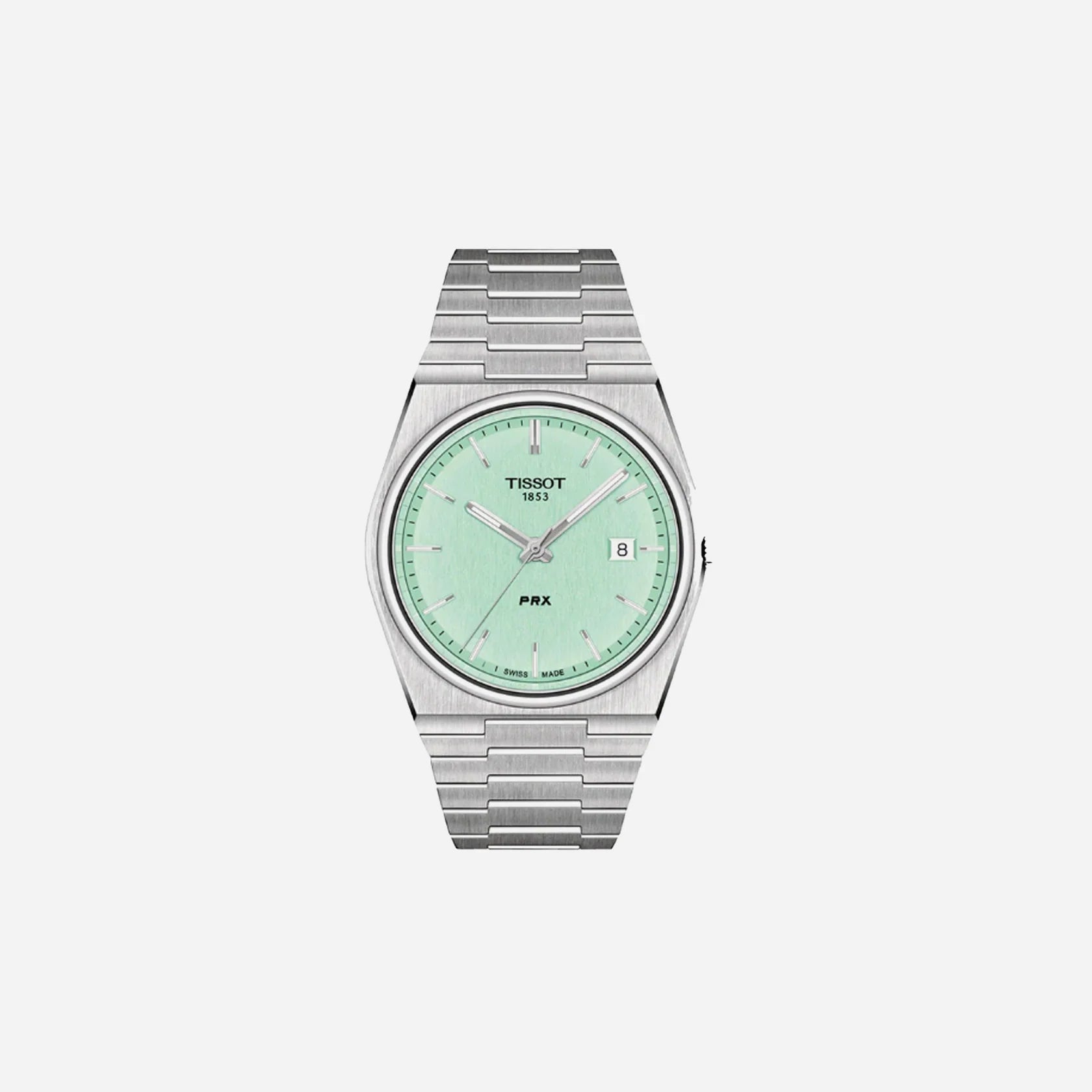 Tissot PRX T-Classic Green Dial Analog Stainless steel Watch