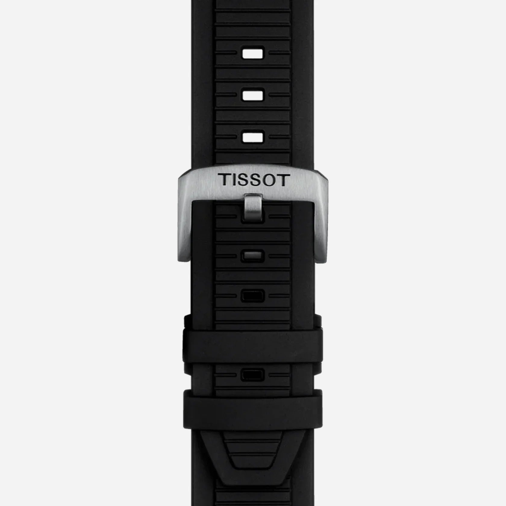 Tissot T-Race White Dial 45mm Silicone Quartz Chronograph Watch