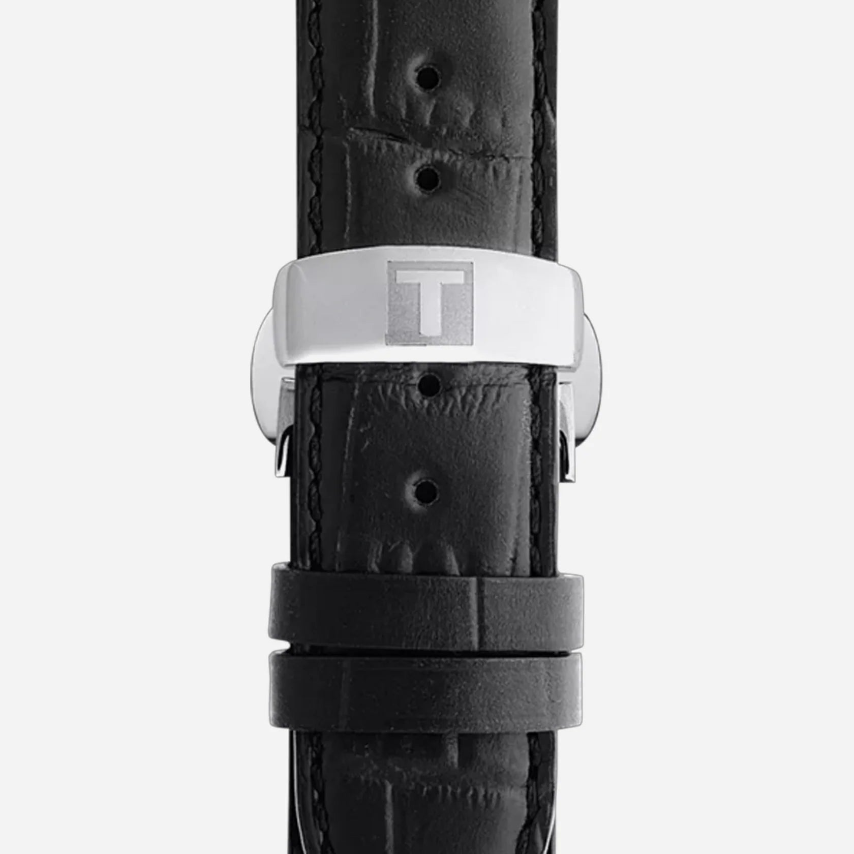 Tissot Le Locle Powermatic 80 Silver Dial Leather Strap 39.3mm