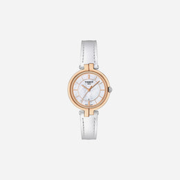 Tissot Flamingo Silver Dial Rose Gold PVD 30mm
