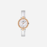 Tissot Flamingo Silver Dial Rose Gold PVD 30mm