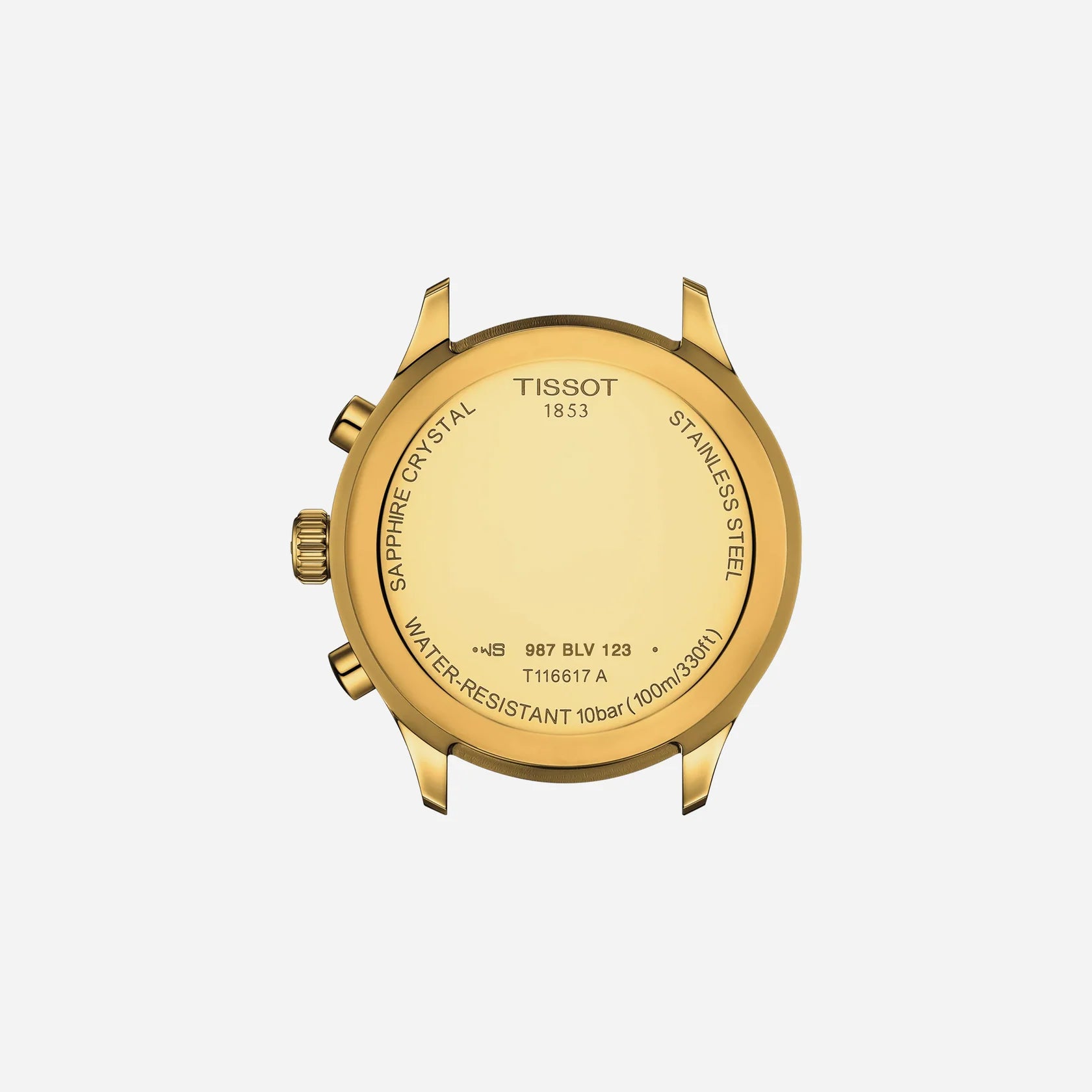 Tissot Chrono XL Classic Black Dial Yellow Gold-Tone 45mm