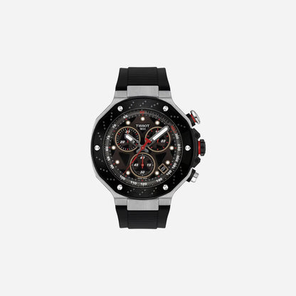 Tissot T-Race MotoGP Dark Grey Dial 45mm Silicone Quartz Chronograph Watch (2025)