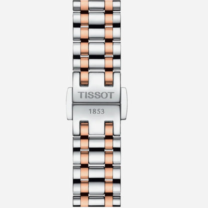 Tissot Bellissima Small Lady White Rose Gold Dial 26mm Stainless Steel