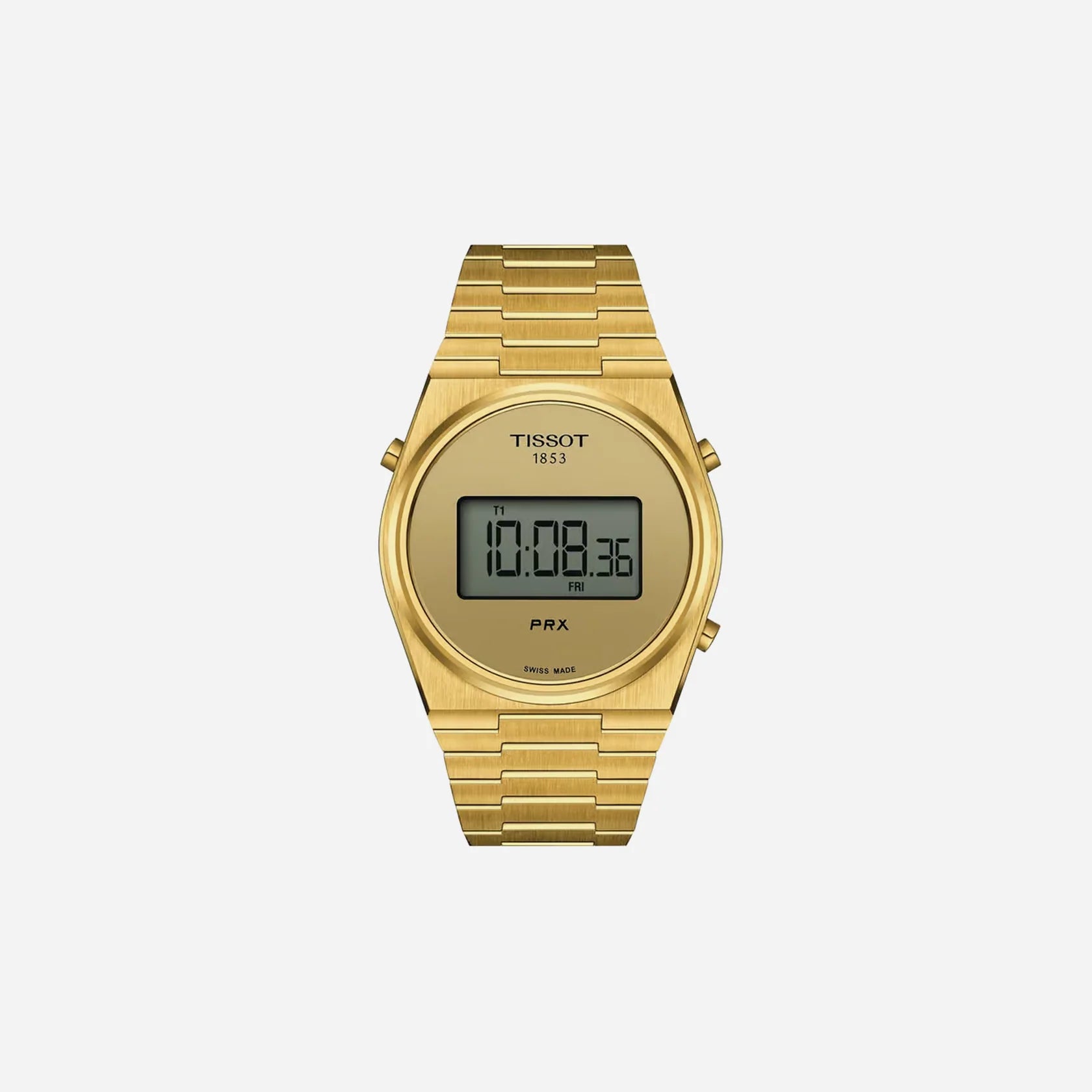 Tissot PRX Digital 40mm Yellow Gold PVD Stainless Steel Quartz Watch