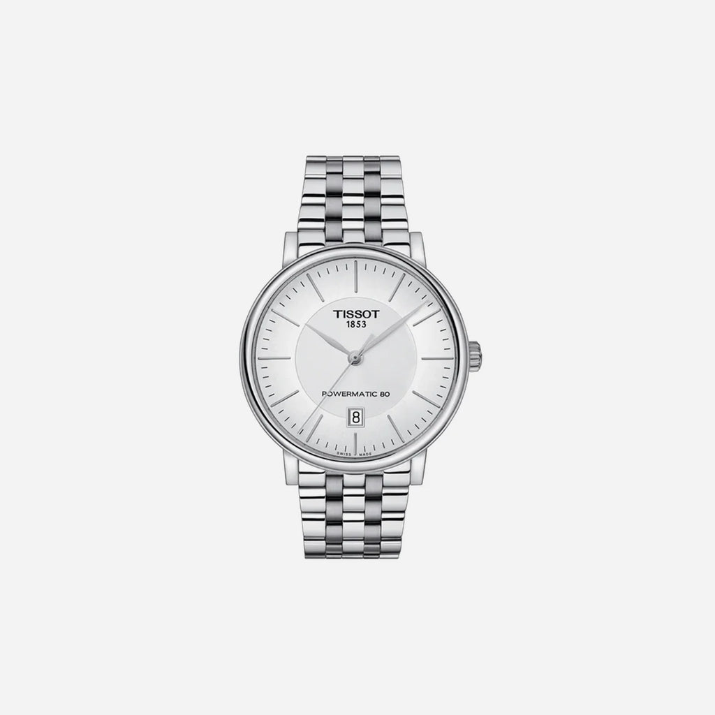 Tissot Carson Premium Powermatic 80 Silver Dial 40mm
